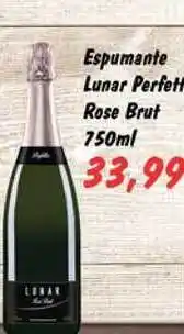 Chama Supermercados Espumante Lunar Perfetto Rose Brut 750ml oferta