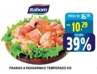 Federzoni Supermercados Frango a Passarinhoa Temperado 1kg oferta