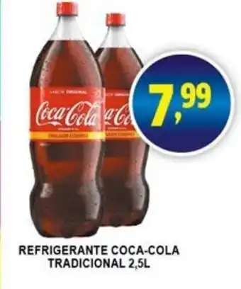 Federzoni Supermercados Refrigerante Coca-Cola Tradicional 2.5L oferta