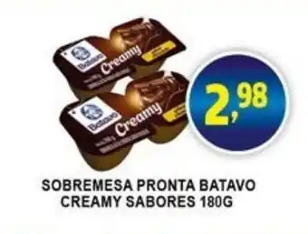 Federzoni Supermercados Sobremesa Pronta Batavo Creamy Sabores 180g oferta