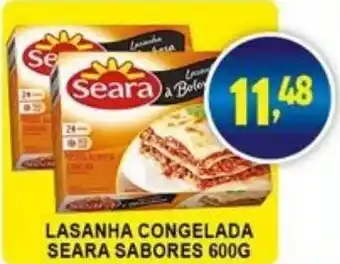 Federzoni Supermercados Lasanha Congelada Seara sabores 600g oferta
