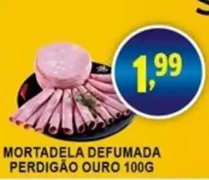 Federzoni Supermercados Mortadela Defumada Perdigao Ouro 100g oferta