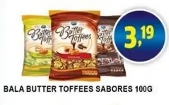 Bala Butter Toffees Sabores 100g