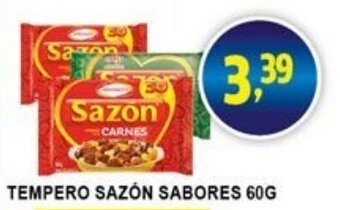 Federzoni Supermercados Tempero Sazon Sabores 60g oferta