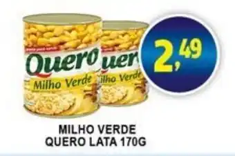Federzoni Supermercados Milho verde Quero lata 170g oferta