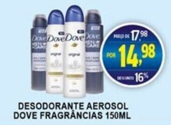 Federzoni Supermercados Desodorante Aerosol Dove Fragrancias 150ml oferta