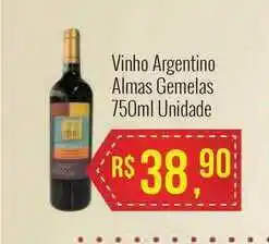 Mart Minas Vinho Argentino Almas Gemelas 750ml unidade oferta