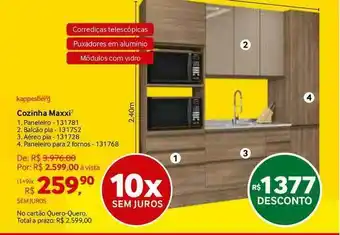 Quero Quero Cozinha Maxxi Kappesberg oferta