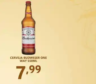 Bramil Supermercados Cerveja Budweser One Way 550ml oferta