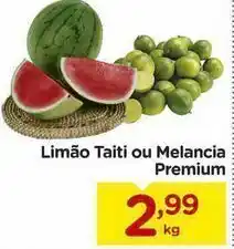 Carrefour Limao taiti ou melnacia premium oferta