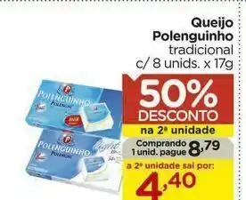 Carrefour Queijo polenghino tradicional oferta