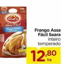 Carrefour Frango assa fácil seara inteiro temperado oferta