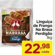 Carrefour Linguiça de frango na brasa perdigao oferta