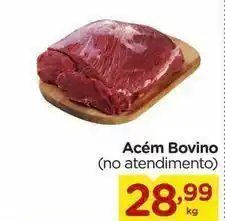 Acém bovino (no atendimento)