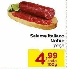 Carrefour Salame italiano nobre peça oferta