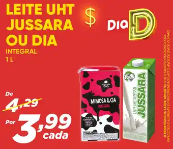 Dia LEITE UHT JUSSARA OU DIA INTEGRAL 1L oferta