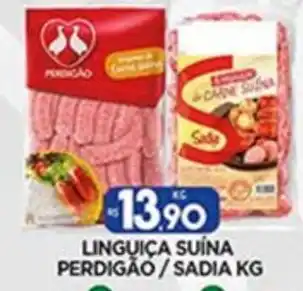 Supermercado Porecatu LINGUIÇA SUÍNA PERDIGÃO/SADIA KG oferta