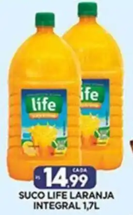 Supermercado Porecatu SUCO LIFE LARANJA INTEGRAL 1,7L oferta