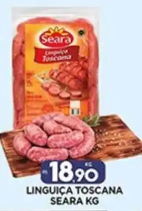 Supermercado Porecatu LINGUIÇA TOSCANA SEARA KG oferta