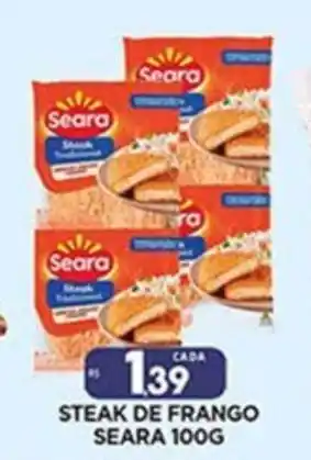 Supermercado Porecatu STEAK DE FRANGO SEARA 100G oferta