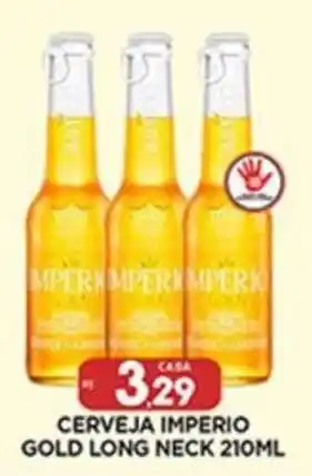 Supermercado Porecatu CERVEJA IMPERIO GOLD LONG NECK 210ML oferta