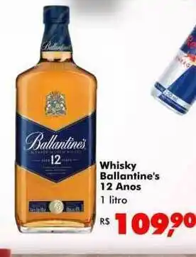 Big Box Whisky Ballantine's 12 Anos 1L oferta