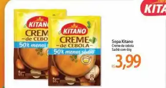 Atacadão Sopa Kitano Creme De Cebola 65g oferta