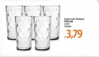 Atacadão Copo Com Textura Plasvale 225ml oferta