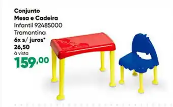 Conjunto Mesa E Cadeira Infantil 92485000 Tramontina