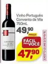 Supermercados São Vicente Vinho Português Convento Da Villa 750ml oferta