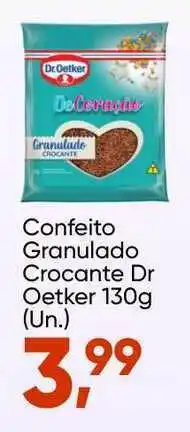 Confeito Granulado Crocante Dr Oetker 130g un.