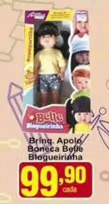 Brinq. Apolo Boneca Belle Blogueirinha