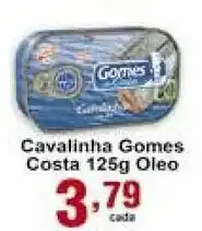 Rossi Supermercado Cavalinha Gomes Costa 125g Oleo oferta