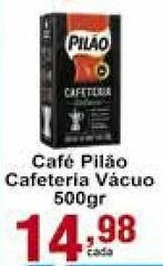 Rossi Supermercado Cafe Pilao Cafeteria Vacuo 500g oferta