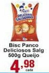 Rossi Supermercado Bisc Panco Deliciosos Salg 500g Queijo oferta