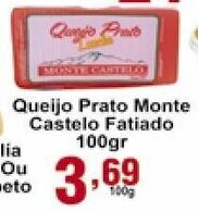 Rossi Supermercado Queijo Prato Monte Castelo fatiado 100g oferta