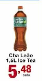 Rossi Supermercado Cha Leao 1.5L Ice Tea oferta