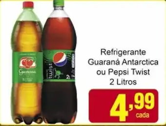 Rossi Supermercado Refrigerante Guarana Antarctica ou Pepsi Twist 2L oferta