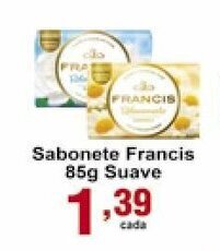 Rossi Supermercado Sabonete Francis 85g Suave oferta