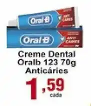 Rossi Supermercado Creme Dental Oral B 1.2.3 70g Anticaries oferta