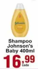 Rossi Supermercado Shampoo Johnson's Baby 400ml oferta