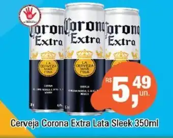 Cerveja Corona Extra Lata Sleek 350ml