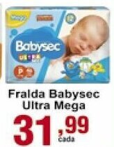 Rossi Supermercado Fralda BabySec Ultra Mega oferta