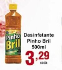 Rossi Supermercado Desinfetante Pinho Bril 500ml oferta