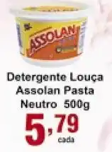 Rossi Supermercado Detergente Louca Assolan Pasta Neutro 500g oferta