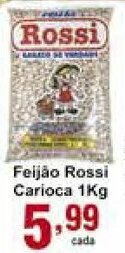Rossi Supermercado Feijao Rossi Carioca 1kg oferta