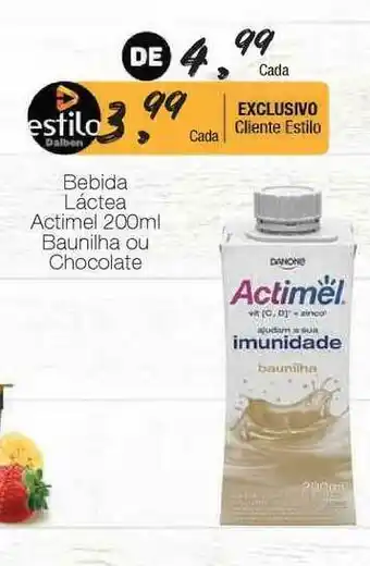 Supermercado Dalben Bebida Láctea Actimel Baunilha Ou Chocolate 200ml oferta
