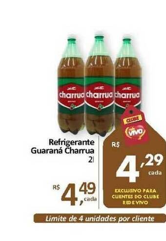 Refrigerante Guaraná Charrua 2L