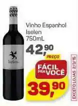 Supermercados São Vicente Vinho Espanhol Iselen 750ml oferta