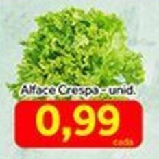 Shibata Supermercados Alface Crespa unid. oferta